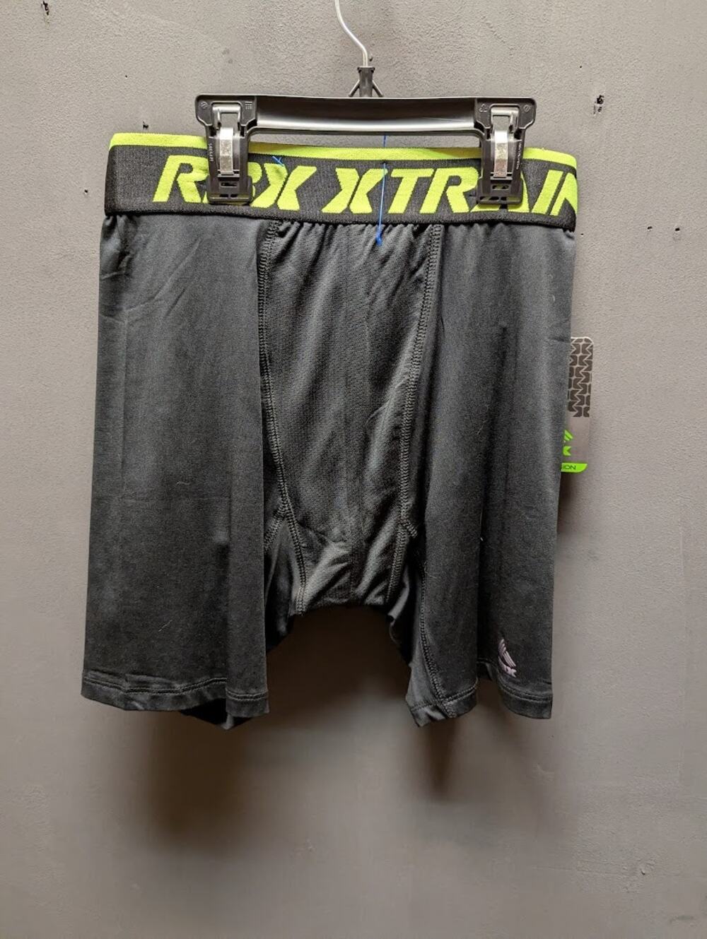 RBX pro compression Size Medium Activewear Boxer shorts black lime X-dry NEW